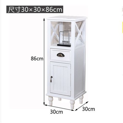 American Solid Wood Small Wine Cabinet Living Room Home Wine Cabinet Curio Cabinet Storage Wall Locker Dining Room Storage Cabinet