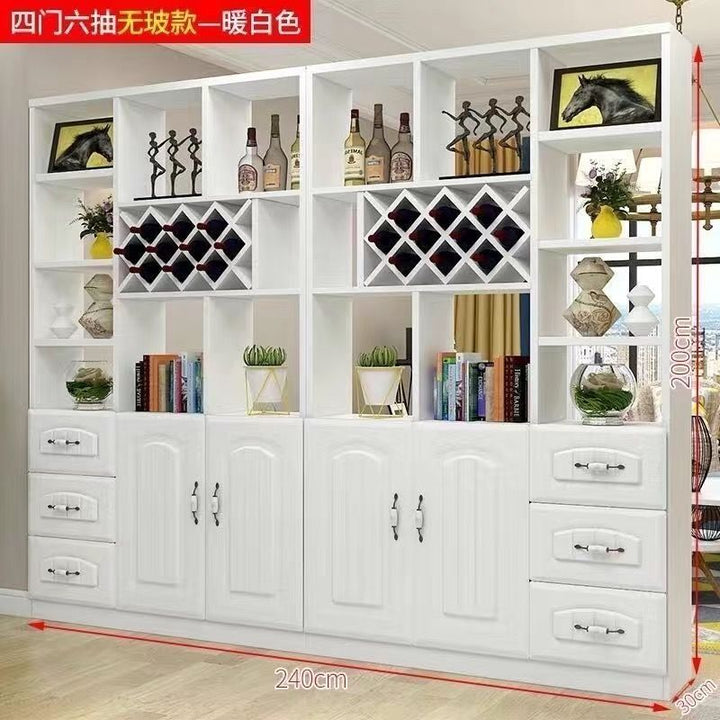 Wine Cabinet Modern Minimalist Entrance Cabinet Hallway Shoe Cabinet Living Room Curio Cabinet Dining Room Screen Cabinet Shelf Hall Cabinet