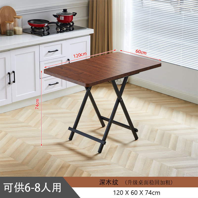 Folding Table Household Eating Table Folding Simple Small Apartment Dining Tables and Chairs Set Dormitory Portable Folding Folding Table Children