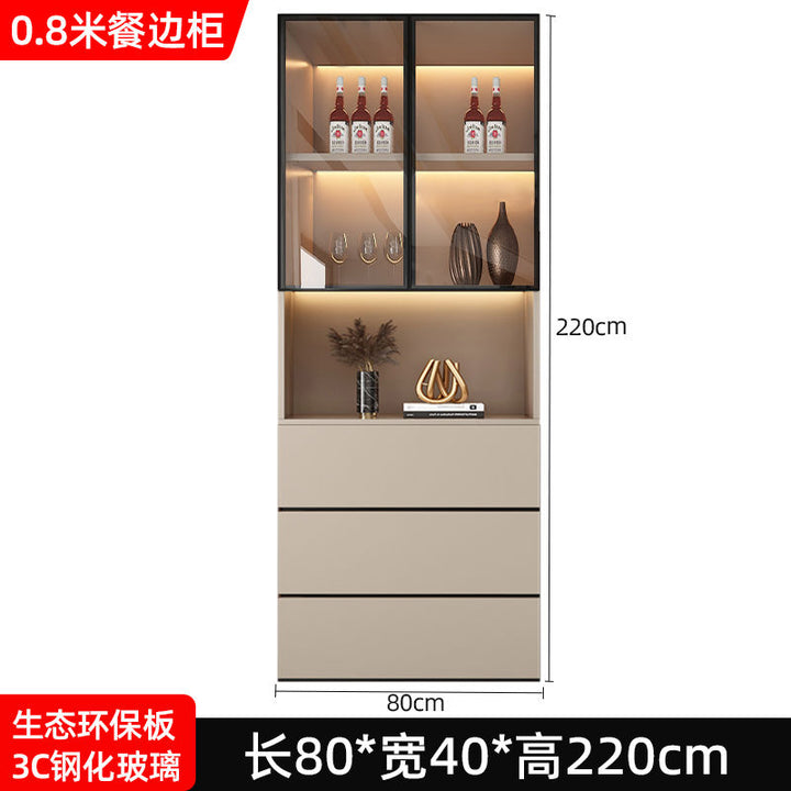 Sideboard Cabinet Integrated Wall Modern Simple Home Living Room Dining Room Internet Celebrity Affordable Luxury Style Heightened Storage Organizer Cabinet