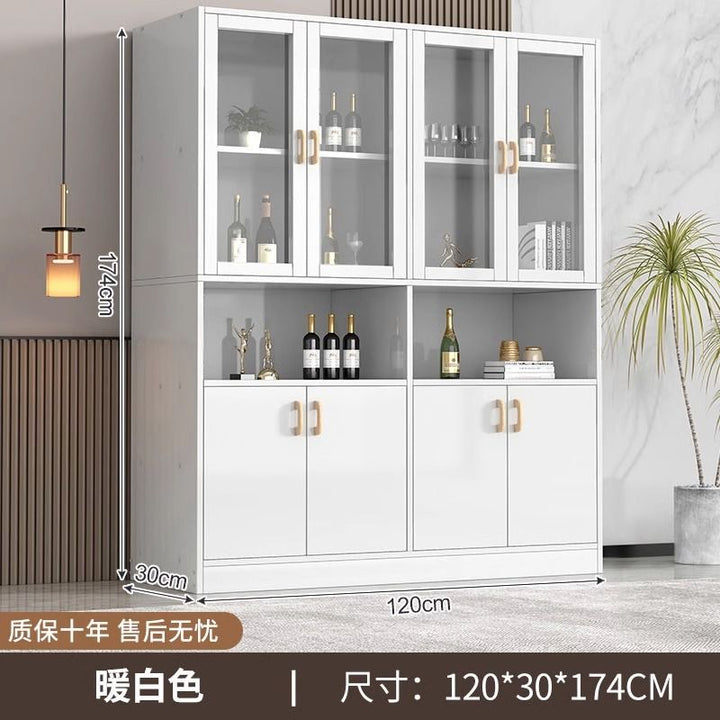 2024New Wine Cabinet Home Display Cabinet Living Room Shelf Wall Display Cabinet Simple Multi-Layer Hallway Locker