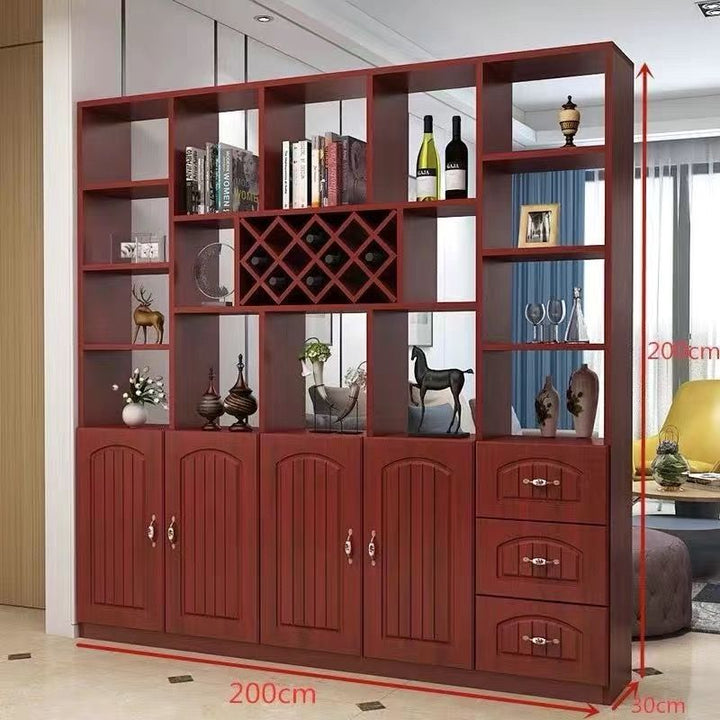 Wine Cabinet Modern Minimalist Entrance Cabinet Hallway Shoe Cabinet Living Room Curio Cabinet Dining Room Screen Cabinet Shelf Hall Cabinet