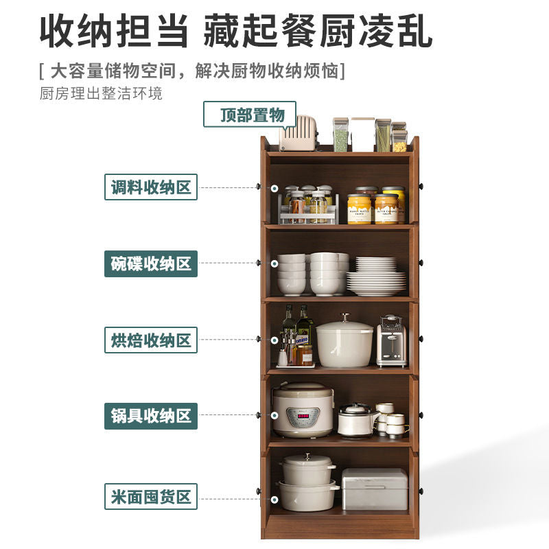 Kitchen Cabinet Buffet Storage Rack Floor Standing Storage Cabinet Household Living Room Storage Cabinet Narrow Storage Cabinet Chest of Drawers