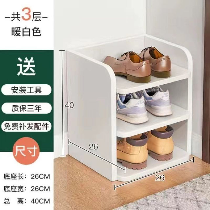 Shoe Rack Multi-Layer Home Doorway Gap Storage Fantastic Bedroom Dorm Small Narrow Shoe Cabinet for Space-Saving Rental House