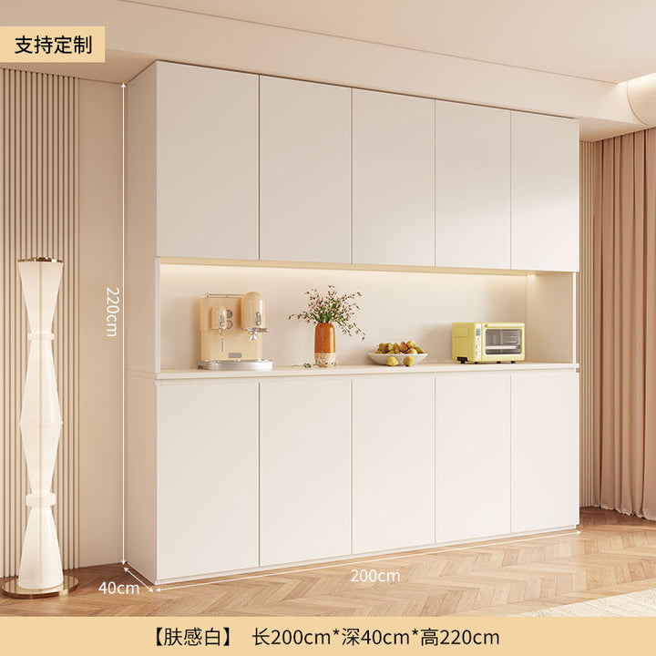 Sideboard Cabinet High Cabinet Wall-Mounted Living Room Dining Room Locker Modern Minimalist Kitchen Cabinet Wine Cabinet Tea Cabinet