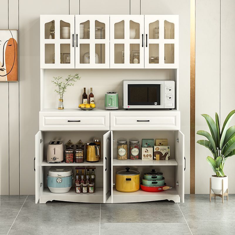 European-Style Kitchen Sideboard Cabinet Simple Cupboard Simple Locker Living Room Cabinet Dining Room Tea Cabinet Multifunctional Wine Cabinet