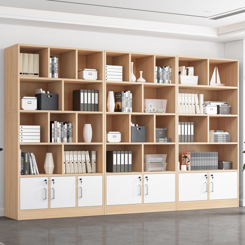 Bookcase Bookshelf Combination Student Locker with Door Bookcase Bookshelf Floor Storage Shelf Living Room Bedroom Bookcase