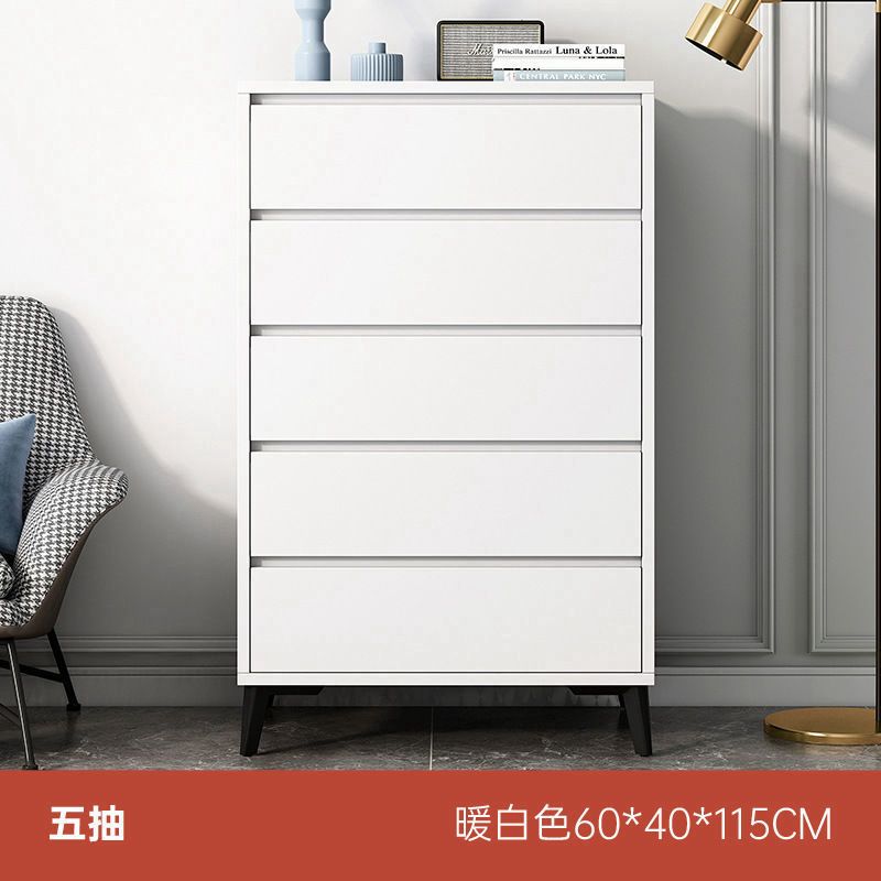 Chest of Drawers Italian-Style Light Luxury Bedroom and Household Storage Cabinet Living Room Wall Chest of Drawers Home Storage Drawer Cabinet