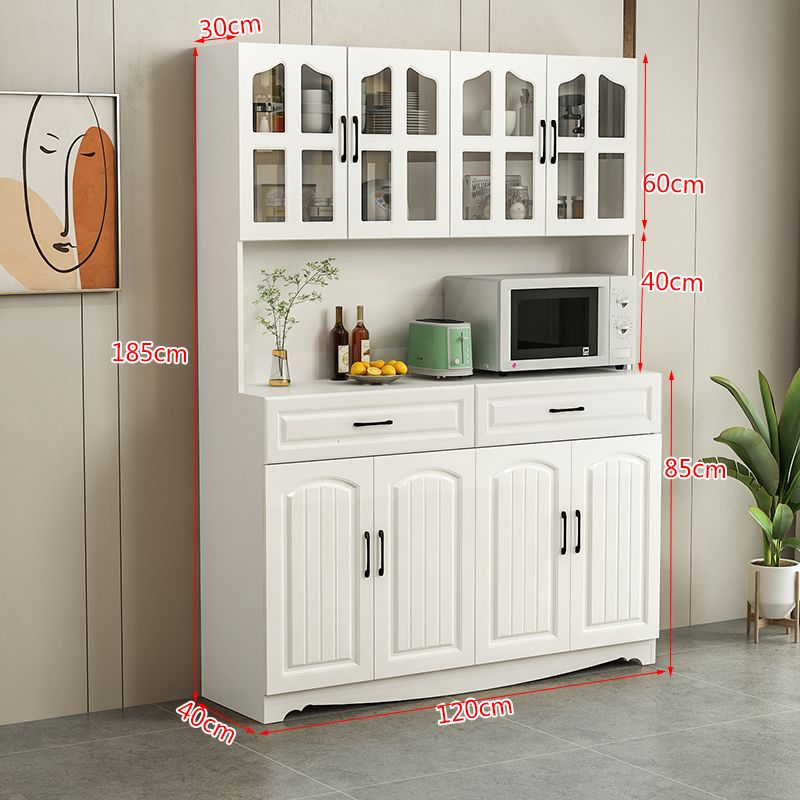 European-Style Kitchen Sideboard Cabinet Simple Cupboard Locker Living Room Cabinet Dining Room Cabinet Multi-Functional Wine Cabinet