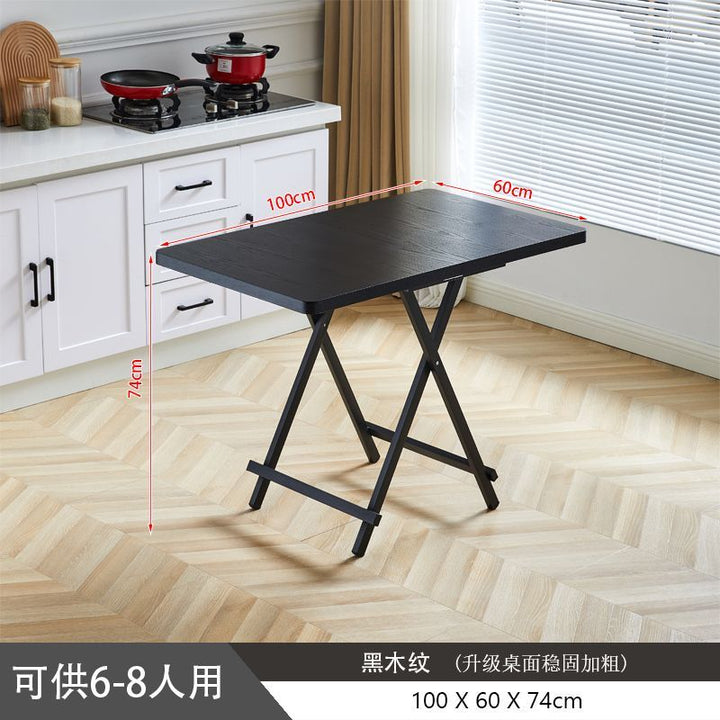 Folding Table Household Eating Table Folding Simple Small Apartment Dining Tables and Chairs Set Dormitory Portable Folding Folding Table Children