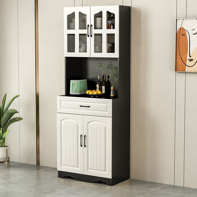 European-Style Kitchen Sideboard Cabinet Simple Cupboard Locker Living Room Cabinet Dining Room Cabinet Multi-Functional Wine Cabinet