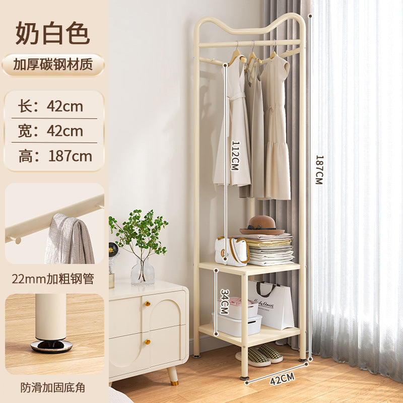 Simple Clothes Hanger Bedroom Floor Storage Multifunctional Clothes Hanger Indoor Home Clothes Rack Corner Coat Rack