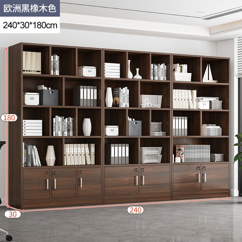 Bookcase Bookshelf Combination Student Locker with Door Bookcase Bookshelf Floor Storage Shelf Living Room Bedroom Bookcase