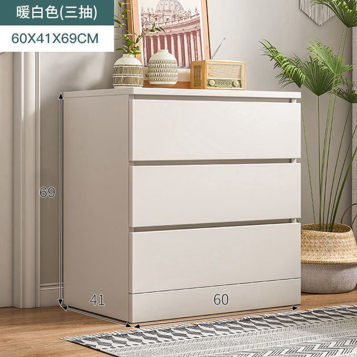 Chest of Drawers Italian-Style Light Luxury Bedroom and Household Storage Cabinet Living Room Wall Chest of Drawers Home Storage Drawer Cabinet