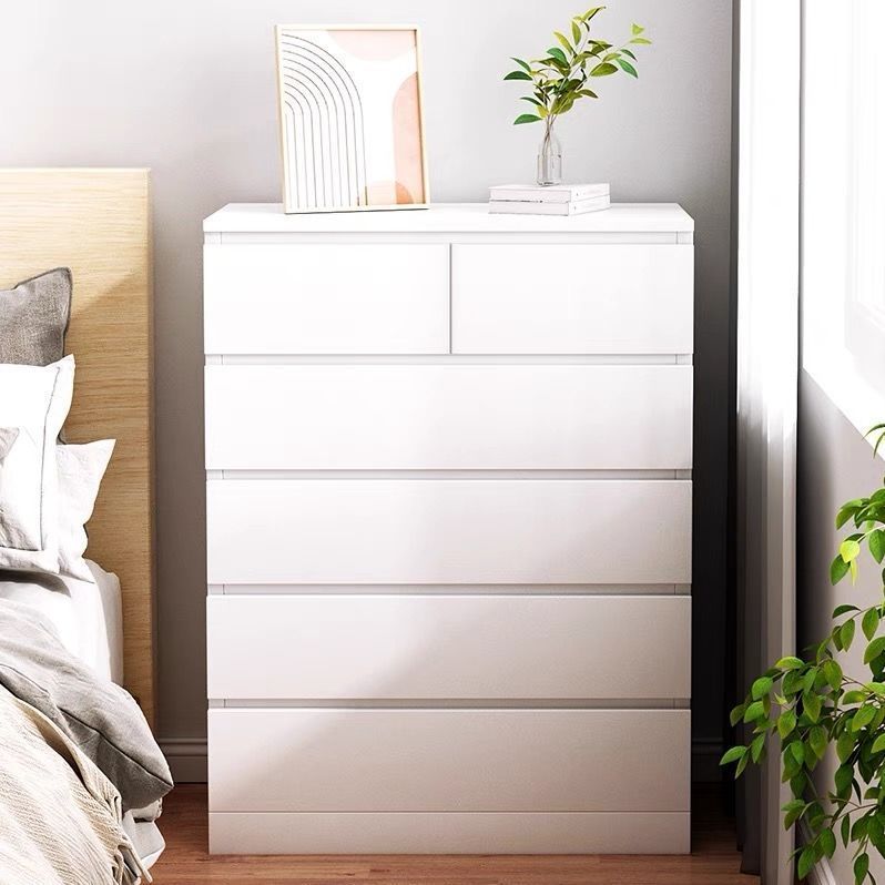 Ikea Same Style Chest of Drawers Storage Cabinet Bedroom Clothes Closet Household Four Five-Bucket Cabinet Living Room Wall Storage Cabinet Locker