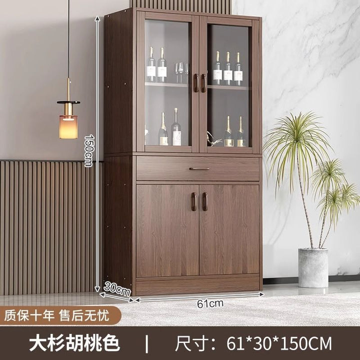 2024New Wine Cabinet Home Display Cabinet Living Room Shelf Wall Display Cabinet Simple Multi-Layer Hallway Locker