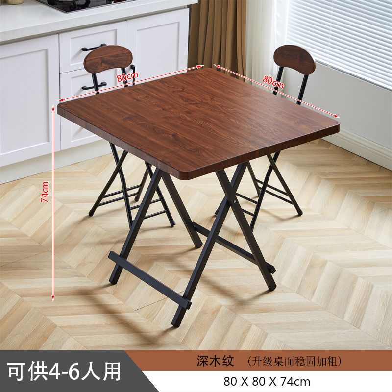 Folding Table Household Eating Table Folding Simple Small Apartment Dining Tables and Chairs Set Dormitory Portable Folding Folding Table Children