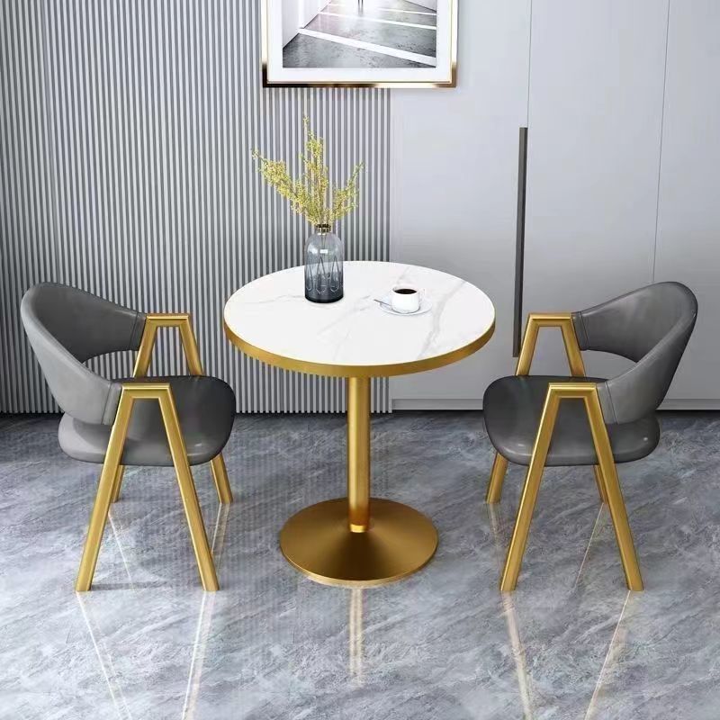 Nordic Style Negotiation Table and Chair Combination Reception Simple Small Apartment Milk Tea Sales Office Balcony Leisure Small round Table