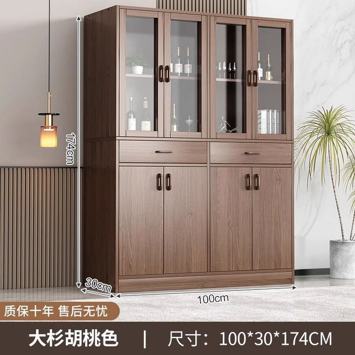 2024New Wine Cabinet Home Display Cabinet Living Room Shelf Wall Display Cabinet Simple Multi-Layer Hallway Locker