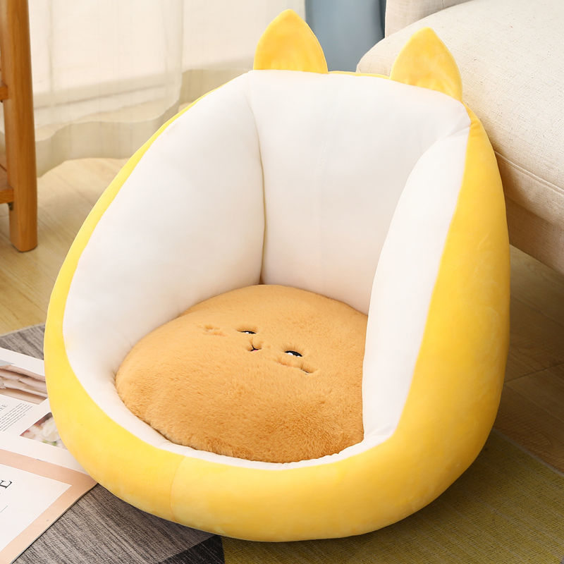 Children's Lazy Small Sofa Bedroom Cute Single Stool Floor Cushion Princess Floor Mat Children's Seat Tatami