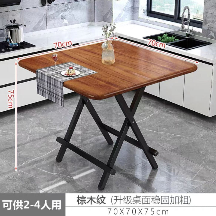 Folding Table Household Eating Table Folding Simple Small Apartment Dining Tables and Chairs Set Dormitory Portable Folding Folding Table Children