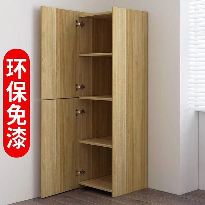 Bedroom Living Room Locker White with Door Corner Cabinet Corner Cabinet Corner Cabinet Corner Cabinet Storage Cabinet Corner Storage Rack