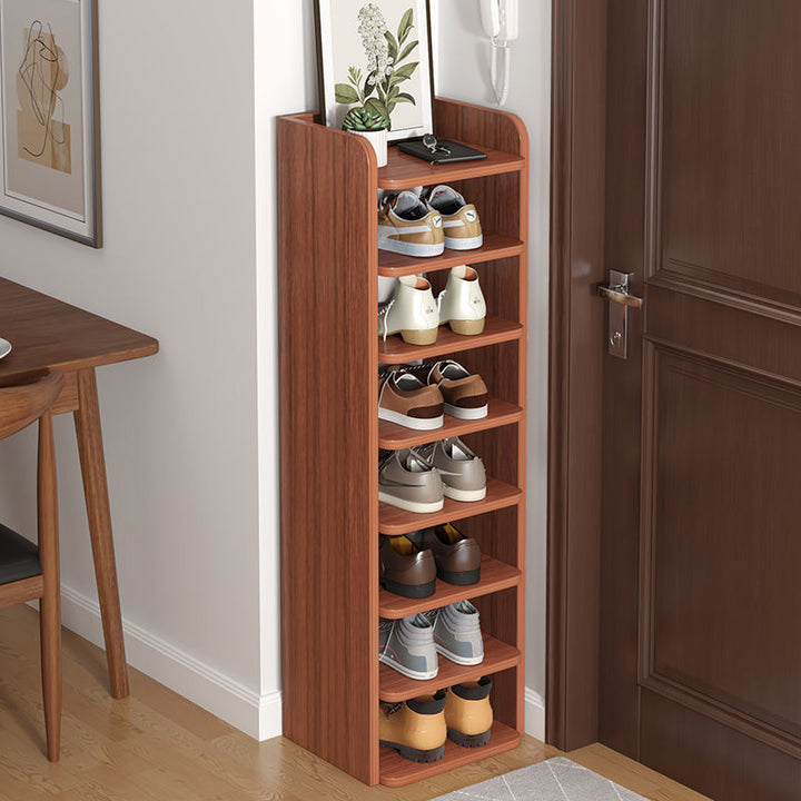 Shoe Rack Multi-Layer Home Doorway Gap Storage Fantastic Bedroom Dorm Small Narrow Shoe Cabinet for Space-Saving Rental House