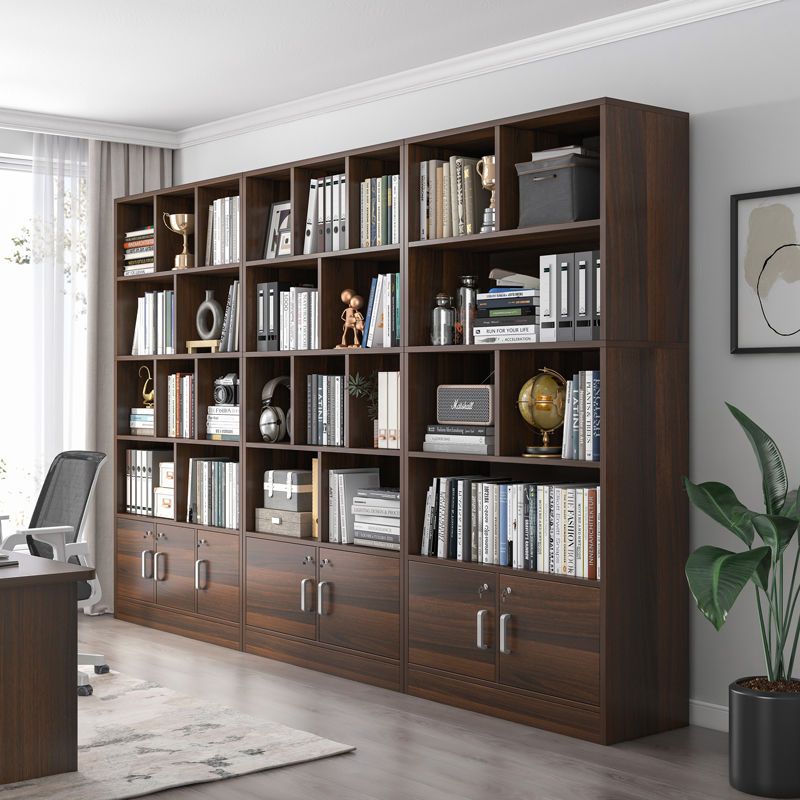 Bookcase Bookshelf Combination Student Locker with Door Bookcase Bookshelf Floor Storage Shelf Living Room Bedroom Bookcase