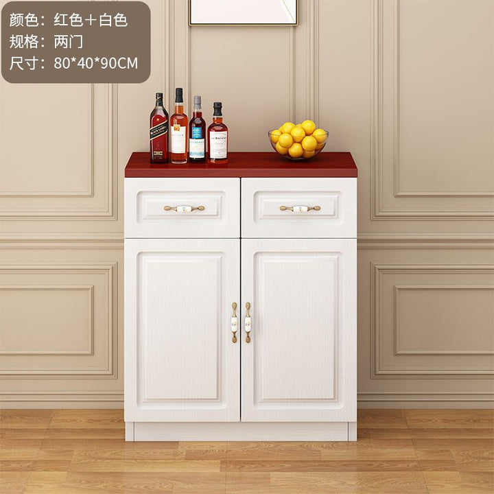 Living Room Locker European Style Sideboard Cabinet Home Kitchen Cabinet Bedroom Modern Minimalist Dining Room Storage Cabinet Multifunctional