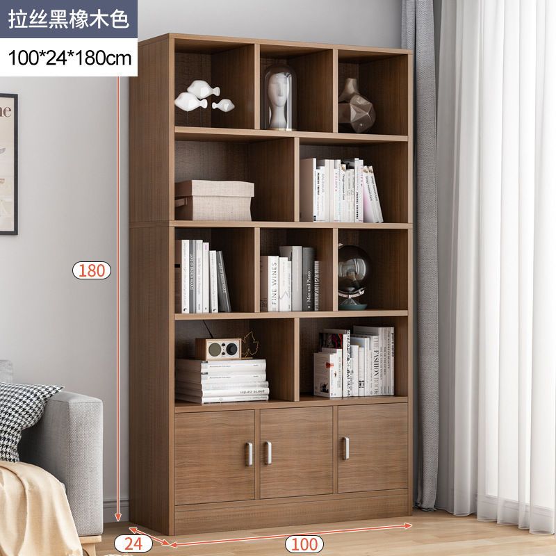 Bookcase Bookshelf Combination Student Locker with Door Bookcase Bookshelf Floor Storage Shelf Living Room Bedroom Bookcase