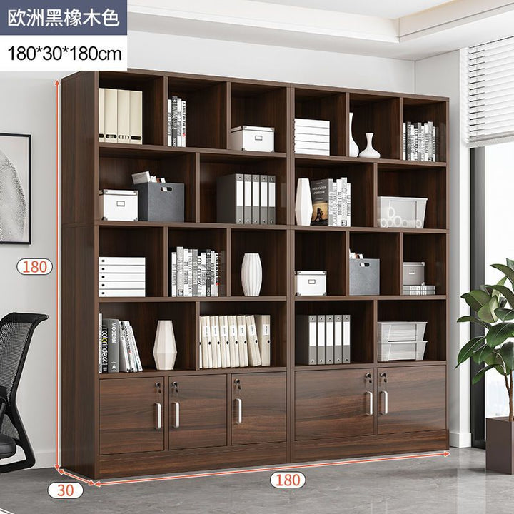 Bookcase Bookshelf Combination Student Locker with Door Bookcase Bookshelf Floor Storage Shelf Living Room Bedroom Bookcase