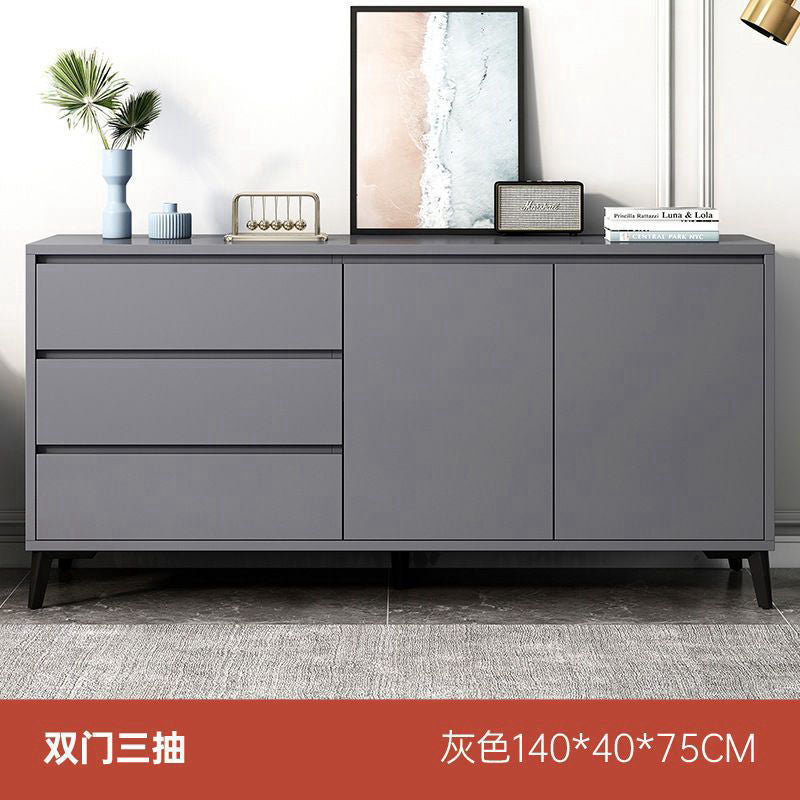 Chest of Drawers Italian-Style Light Luxury Bedroom and Household Storage Cabinet Living Room Wall Chest of Drawers Home Storage Drawer Cabinet