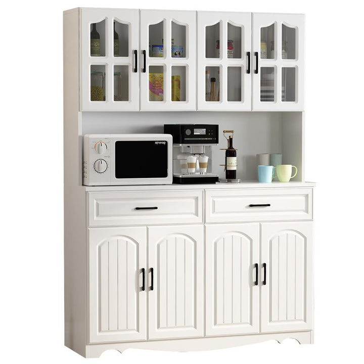 European-Style Kitchen Sideboard Cabinet Simple Cupboard Locker Living Room Cabinet Dining Room Cabinet Multi-Functional Wine Cabinet