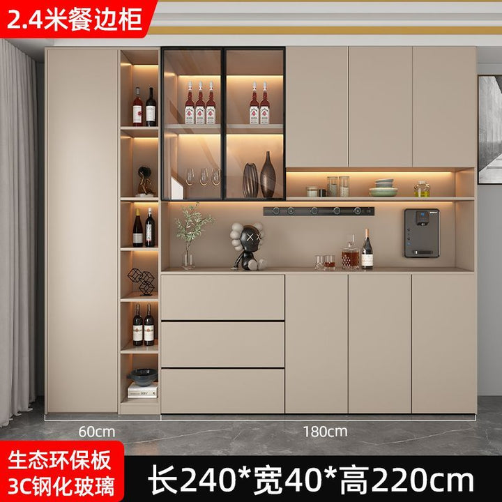 Sideboard Cabinet Integrated Wall Modern Simple Home Living Room Dining Room Internet Celebrity Affordable Luxury Style Heightened Storage Organizer Cabinet