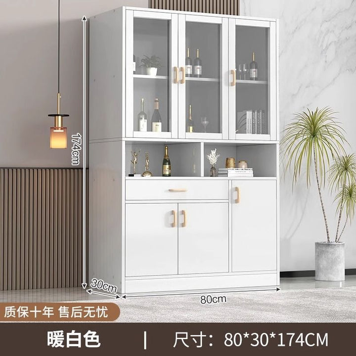 2024New Wine Cabinet Home Display Cabinet Living Room Shelf Wall Display Cabinet Simple Multi-Layer Hallway Locker