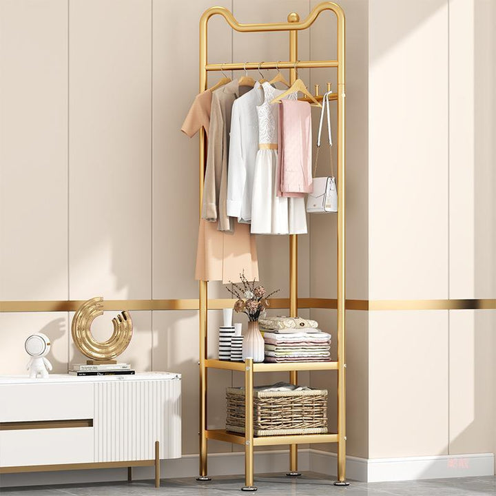 Simple Clothes Hanger Bedroom Floor Storage Multifunctional Clothes Hanger Indoor Home Clothes Rack Corner Coat Rack