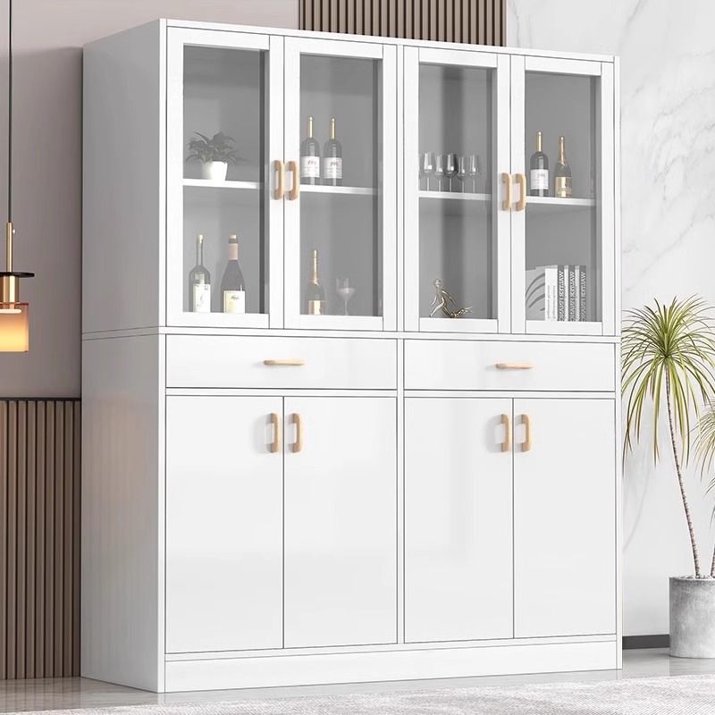 2024New Wine Cabinet Home Display Cabinet Living Room Shelf Wall Display Cabinet Simple Multi-Layer Hallway Locker