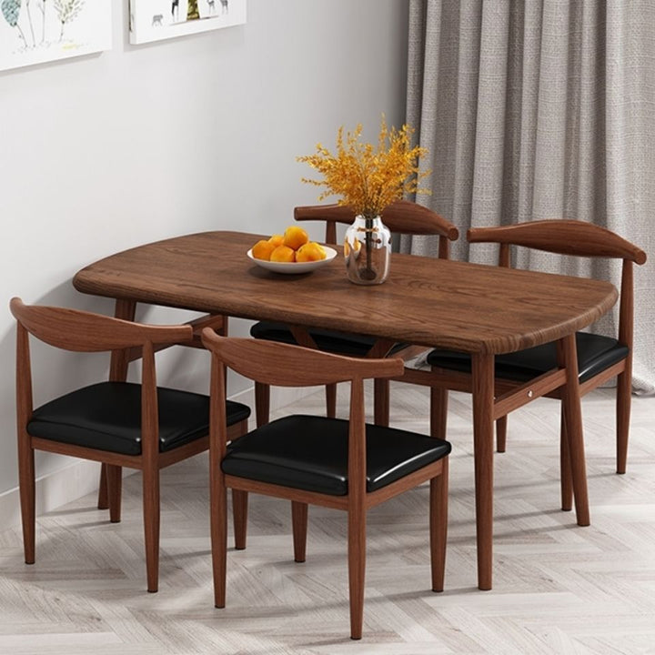 Dining Table Home Small Apartment Modern Simple Dining Tables and Chairs Set Dining Table Rectangular Table Leisure Fast Food Restaurant Table and Chair