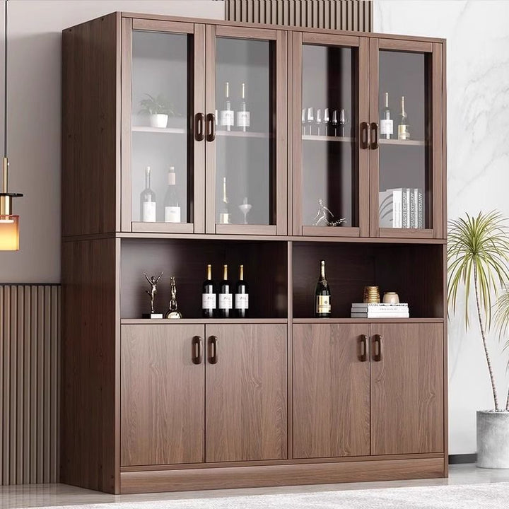 2024New Wine Cabinet Home Display Cabinet Living Room Shelf Wall Display Cabinet Simple Multi-Layer Hallway Locker