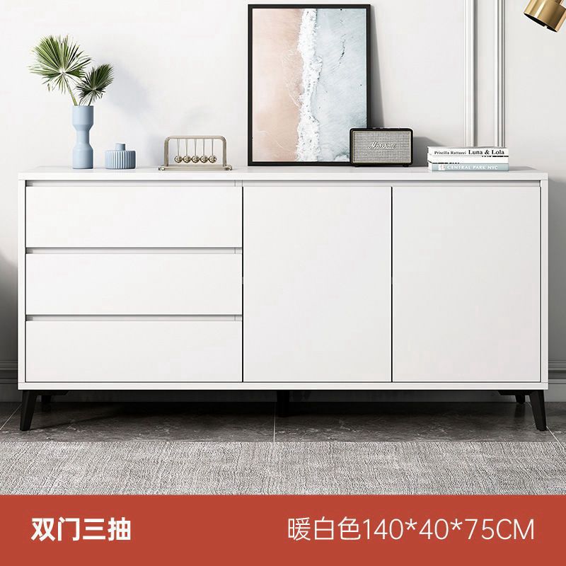 Chest of Drawers Italian-Style Light Luxury Bedroom and Household Storage Cabinet Living Room Wall Chest of Drawers Home Storage Drawer Cabinet