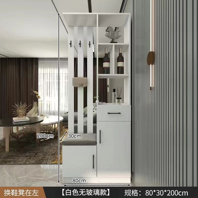 Entrance Cabinet Dining Room Hallway Entrance Simple Modern Subareas Screens Living Room Covering Open Cabinet