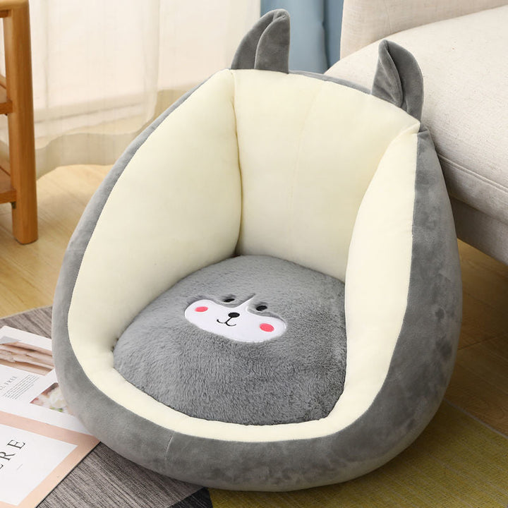 Children's Lazy Small Sofa Bedroom Cute Single Stool Floor Cushion Princess Floor Mat Children's Seat Tatami