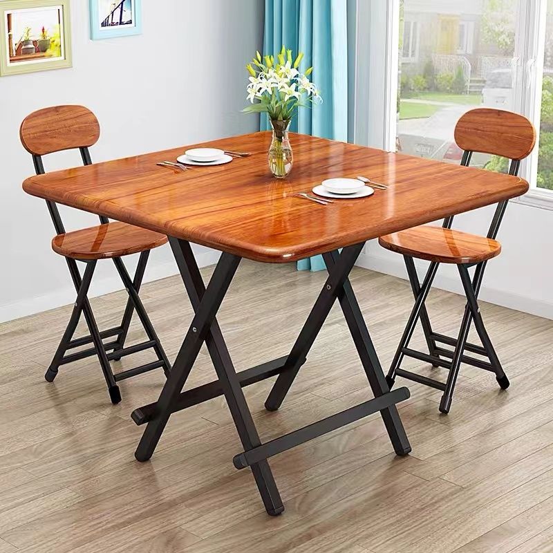 Folding Table Household Eating Table Folding Simple Small Apartment Dining Tables and Chairs Set Dormitory Portable Folding Folding Table Children