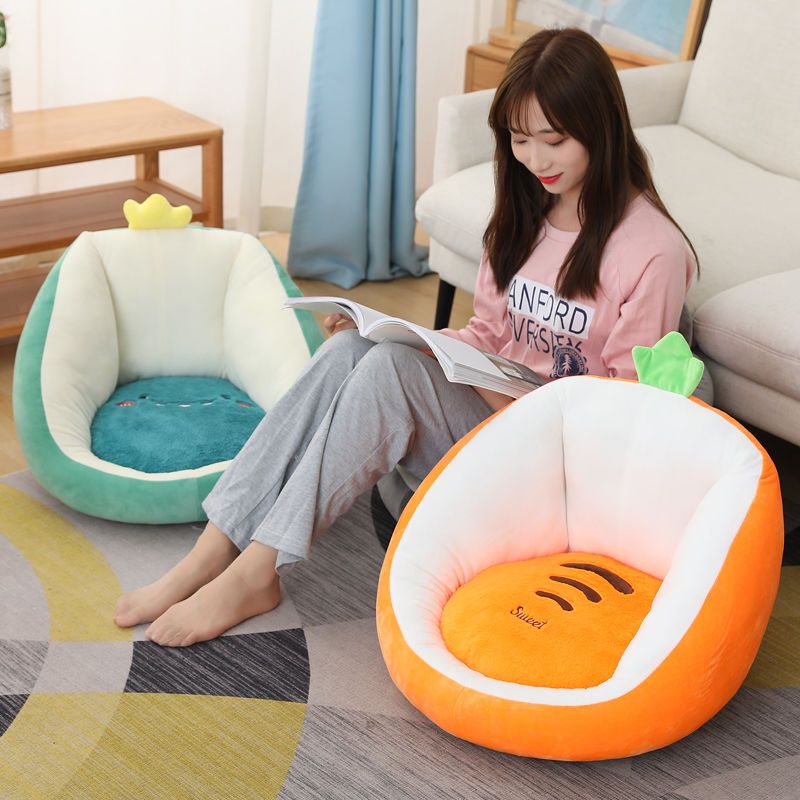 Children's Lazy Small Sofa Bedroom Cute Single Stool Floor Cushion Princess Floor Mat Children's Seat Tatami