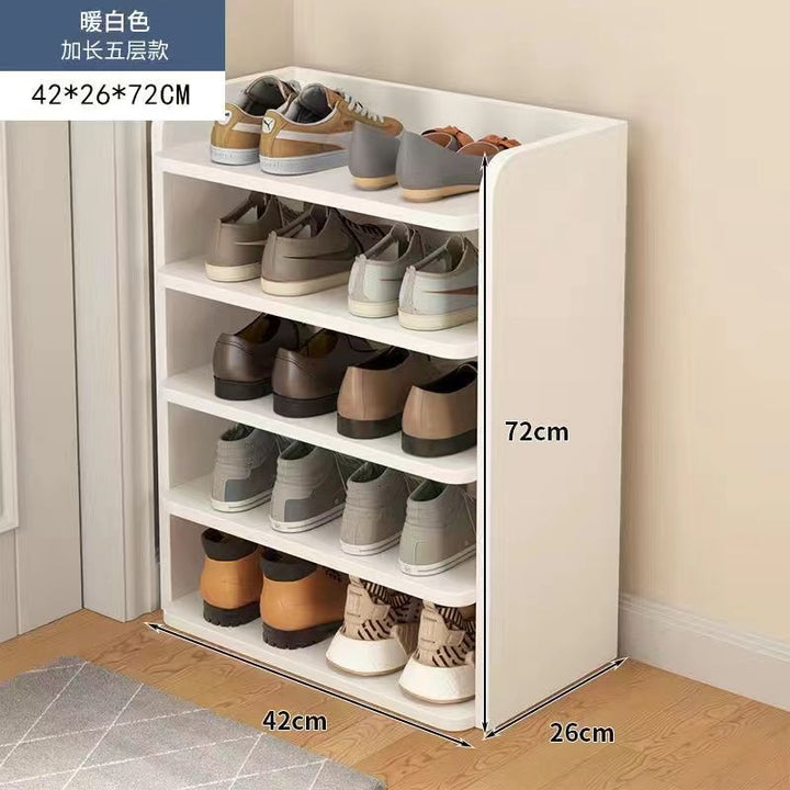 Shoe Rack Multi-Layer Home Doorway Gap Storage Fantastic Bedroom Dorm Small Narrow Shoe Cabinet for Space-Saving Rental House