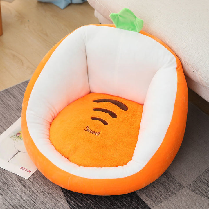 Children's Lazy Small Sofa Bedroom Cute Single Stool Floor Cushion Princess Floor Mat Children's Seat Tatami