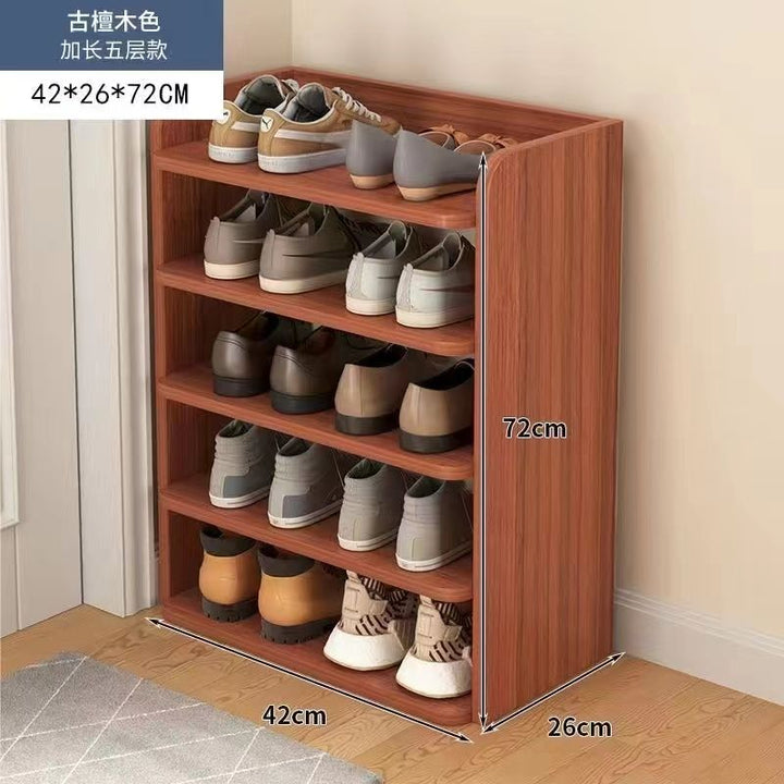 Shoe Rack Multi-Layer Home Doorway Gap Storage Fantastic Bedroom Dorm Small Narrow Shoe Cabinet for Space-Saving Rental House