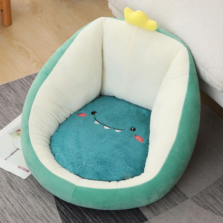 Children's Lazy Small Sofa Bedroom Cute Single Stool Floor Cushion Princess Floor Mat Children's Seat Tatami