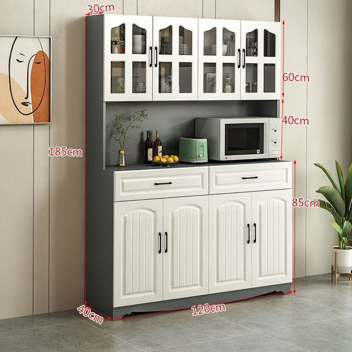 European-Style Kitchen Sideboard Cabinet Simple Cupboard Simple Locker Living Room Cabinet Dining Room Tea Cabinet Multifunctional Wine Cabinet